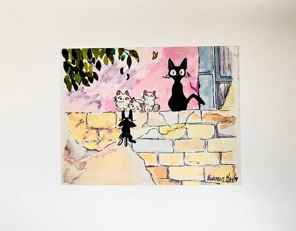 JIJI from Studio Ghibli (4.2 x 5.5)